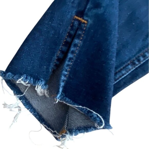 Vigoss Ace Skinny Womens Dark Wash Distressed Denim Jeans-Size 29-GUC - Picture 4 of 8